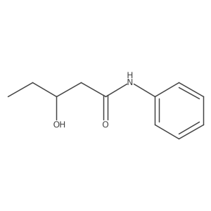 3-hydroxy-N-phenylpentanamide Structure