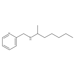 (Heptan-2-yl)[(pyridin-2-yl)methyl]amine Structure