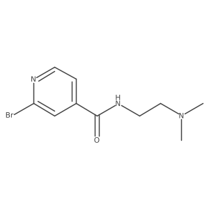 2-bromo-N-(2-dimethylamino-ethyl)-isonicotinamide Structure