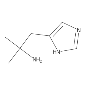 1-(1H-Imidazol-5-YL)-2-methylpropan-2-amine结构式