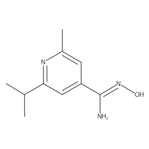 N-Hydroxy-2-isopropyl-6-methyl-isonicotinamidine结构式