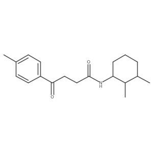 N-(2,3-dimethylcyclohexyl)-4-(4-methylphenyl)-4-oxobutanamide结构式