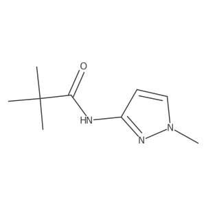 N-(1-Methyl-1H-pyrazol-3-yl)pivalamide Structure