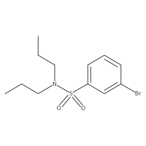 3-bromo-N,N-dipropylbenzenesulfonamide结构式