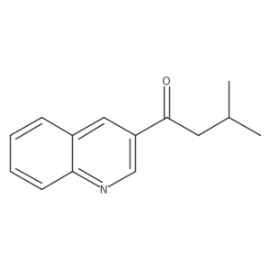 3-Methyl-1-(quinolin-3-yl)butan-1-one Structure