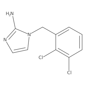 1-[(2,3-dichlorophenyl)methyl]-1H-imidazol-2-amine结构式