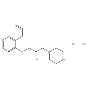 1-(2-Allyl-phenoxy)-3-piperazin-1-yl-propan-2-ol dihydrochloride Structure