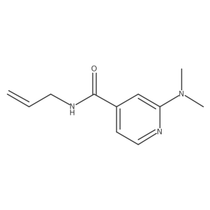 n-Allyl-2-(dimethylamino)isonicotinamide结构式
