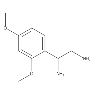 (1R)-1-(2,4-Dimethoxyphenyl)ethane-1,2-diamine Structure