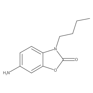 6-Amino-3-butyl-2,3-dihydro-1,3-benzoxazol-2-one Structure