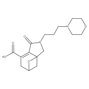 2-(3-Morpholin-4-ylpropyl)-1-oxo-1,2,3,4,5,6-hexahydro-3a,5-epoxyisoindole-7-carboxylic acid结构式