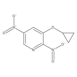 3-Cyclopropoxy-2,5-dinitropyridine结构式