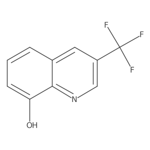 3-(Trifluoromethyl)quinolin-8-ol结构式