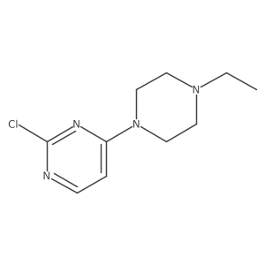 2-Chloro-4-(4-ethylpiperazin-1-yl)pyrimidine Structure