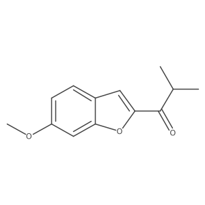 1-(6-Methoxybenzofuran-2-yl)-2-methylpropan-1-one Structure