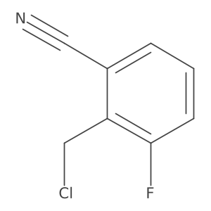 2-(Chloromethyl)-3-fluorobenzonitrile Structure