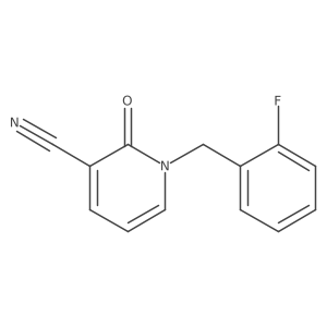 1-[(2-Fluorophenyl)methyl]-2-oxo-1,2-dihydropyridine-3-carbonitrile Structure