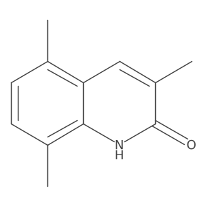 3,5,8-Trimethyl-1,2-dihydroquinolin-2-one结构式