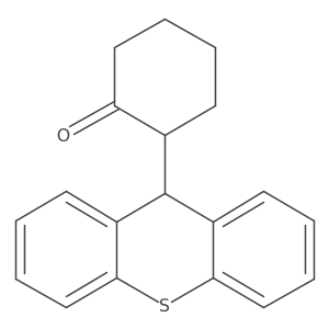 Cyclohexanone, 2-(9H-thioxanthen-9-yl)-, (2R)-结构式
