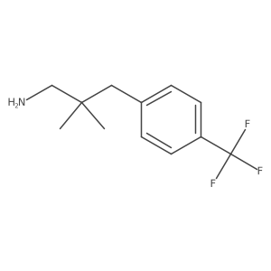 2,2-Dimethyl-3-[4-(trifluoromethyl)phenyl]propan-1-amine Structure