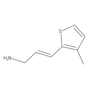 3-(3-Methylthiophen-2-yl)prop-2-en-1-amine结构式