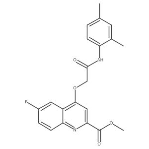 4-(3,4-difluorobenzyl)-N-(4-fluorobenzyl)-2,3,4,5-tetrahydro-1,4-benzoxazepine-7-carboxamide结构式