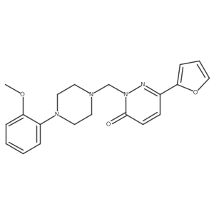 6-(furan-2-yl)-2-{[4-(2-methoxyphenyl)piperazin-1-yl]methyl}pyridazin-3(2H)-one结构式