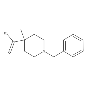 1-Benzyl-4-methylpiperidine-4-carboxylic acid Structure