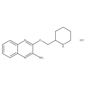 3-(Piperidin-2-ylmethoxy)quinoxalin-2-amine hydrochloride Structure