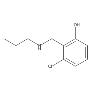 3-Chloro-2-[(propylamino)methyl]phenol Structure