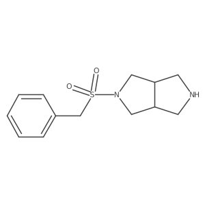 2-(Benzylsulfonyl)octahydropyrrolo[3,4-c]pyrrole结构式