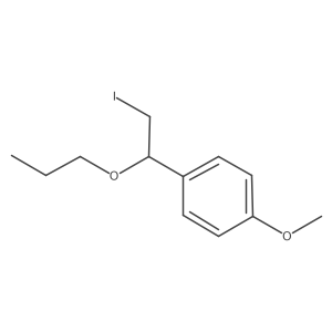 1-(2-Iodo-1-propoxyethyl)-4-methoxybenzene结构式