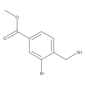 Methyl 3-bromo-4-(sulfanylmethyl)benzoate Structure