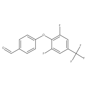 4-(2,6-Difluoro-4-trifluoromethylphenoxy)benzaldehyde Structure