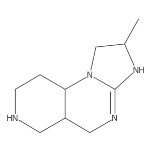 4-Methyl-2,5,7,11-tetraazatricyclo[7.4.0.0,2,6]tridec-5-ene结构式