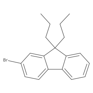 2-Bromo-9,9-dipropyl-9H-fluorene Structure
