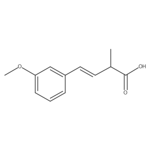 (3E)-4-(3-Methoxyphenyl)-2-methyl-3-butenoic acid结构式
