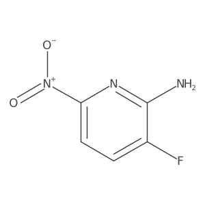 3-Fluoro-6-nitropyridin-2-amine结构式