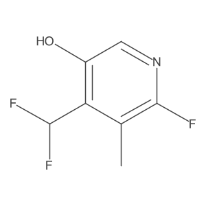 4-(Difluoromethyl)-6-fluoro-5-methylpyridin-3-ol Structure
