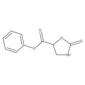 Phenyl2-oxooxazolidine-5-carboxylate结构式