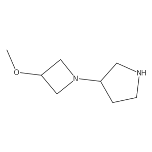 3-(3-Methoxyazetidin-1-yl)pyrrolidine Structure