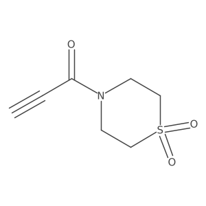 4-(Prop-2-ynoyl)-1lambda6-thiomorpholine-1,1-dione Structure