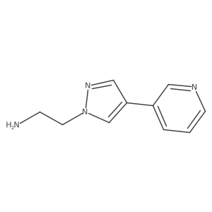 2-(4-(pyridin-3-yl)-1H-pyrazol-1-yl)ethan-1-amine结构式