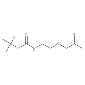 Tert-butyl (2-(2,2-difluoroethoxy)ethyl)carbamate Structure