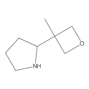 2-(3-Methyloxetan-3-yl)pyrrolidine Structure