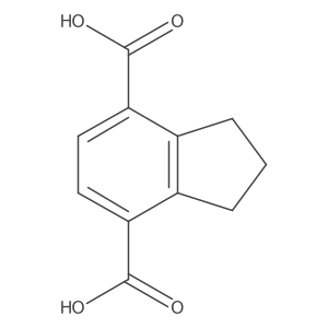 2,3-Dihydro-1H-indene-4,7-dicarboxylic acid Structure