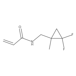 N-[(2,2-difluoro-1-methylcyclopropyl)methyl]prop-2-enamide结构式
