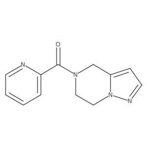(6,7-dihydropyrazolo[1,5-a]pyrazin-5(4H)-yl)(pyridin-2-yl)methanone Structure