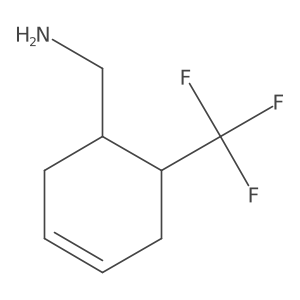 [(1R,6S)-6-(trifluoromethyl)cyclohex-3-en-1-yl]methanamine结构式