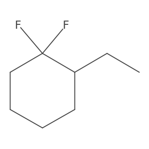 2-Ethyl-1,1-difluorocyclohexane Structure